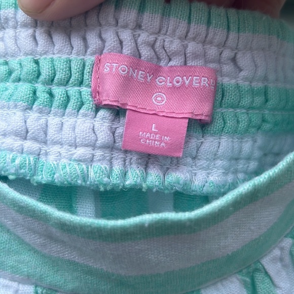 Stoney Clover x Target | Linen Blend Striped Shorts & Tank Set size Large - Picture 2 of 7